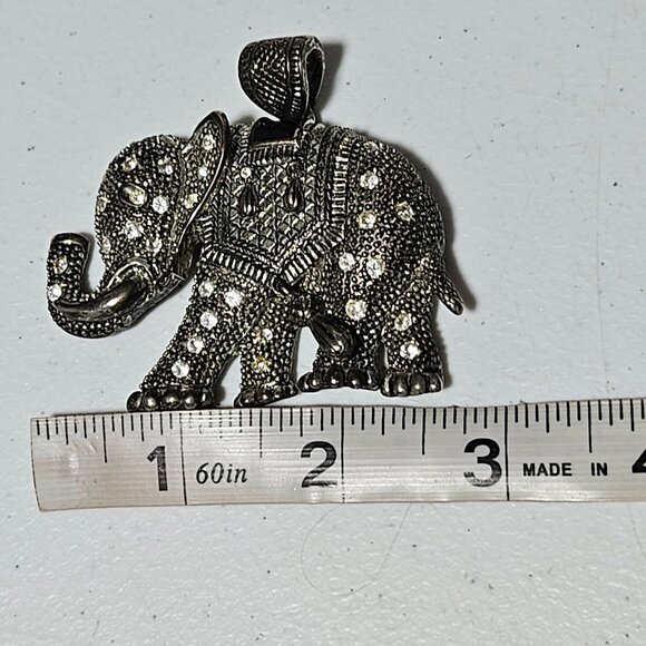 Vintage African Elephant Pendant Ethnic Rhinestone DIY Fashion Jewelry Women - Picture 5 of 5